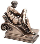 7.75 Inch Lounging Day Mystical Goddess Resin Statue Figurine