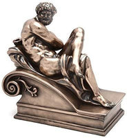 7.75 Inch Lounging Day Mystical Goddess Resin Statue Figurine