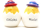 Pacific Giftware Chicks Rule Magnetic Salt & Pepper Shaker Set #8789