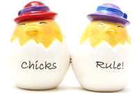 Pacific Giftware Chicks Rule Magnetic Salt & Pepper Shaker Set #8789