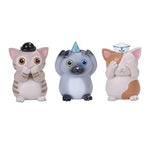 SUMMIT COLLECTION Mischievous Hear, See, and Speak No Evil Cats