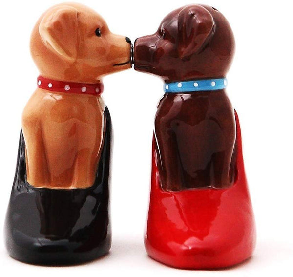 Puppies in Pumps Attractives Salt Pepper Shaker Made of Ceramic