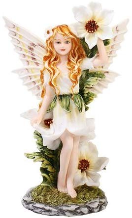 Meadowland Flower Fairy Statue Polyresin Figurine Home Decor