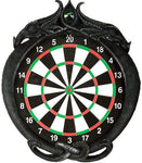 Double Dragons Wall Mount Dart Board Game with Darts Wall Sculpture Decorative Dart Board Game