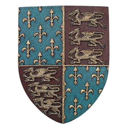 Pacific Giftware Medieval Times Royal Coat of Arms Shield Wall Sculpture Decor