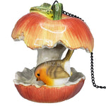 ABZ Brand Garden Farm Colorful Fruits Hanging Wild Bird Feeder (Apple)