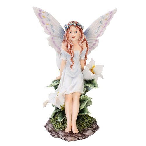 Meadowland Flower Fairy Faerie Statue Grassland Ada de La Flor Figurine