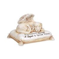 ABZ Brand Pet Memorial Angel Dog Cremation Urn Loyal Friend Bottom Load 30 Cubic