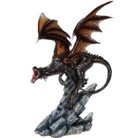 Pacific Giftware Ferocious Elemental Protector Guardian Dragon Collectible Figurine Series 16 Inch Tall (Earth)