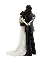 Embracing Wedding Bridal Skeleton Couple Decorative Figurine
