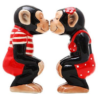 Kissing Chimps Salt and Pepper Set