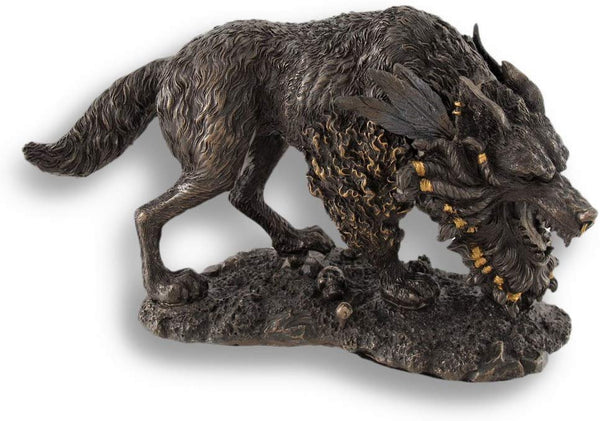 PTC 8.25 Inch Fenrir Creature Mystical Beast God Statue Figurine