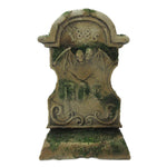 1885 R.I.P. Tombstone Bat wings Skull Garden Decor RIP Cemetery