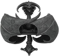 Pacific Giftware PT Dragon Poker Card Club Shape Stone Finish Resin Decorative Figurine