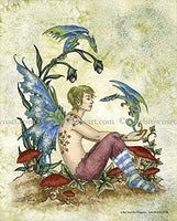 Pacific Giftware PT Amy Brown Art Original Collection Boy and His Dragon Male FAE Resin Collectible Figurine