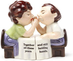 Couple Holding Hands: Together After These Years Salt and Pepper Shaker Set
