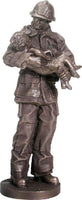YTC Summit International Fire Fighter Holding a Child Statue Figurine Firefighter Fireman Firemen Gift