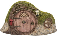 Pacific Giftware Miniature Fairy Garden of Enchantment Curved Tree Hole Cottage Figurine Display 5 Inches