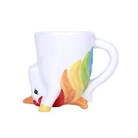 Pacific Giftware Topsy Turvy Unicorn Expresso Mug Adorable Mug Upside Down Home Office Decor