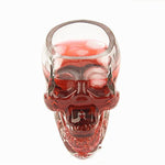 Skull Head Crystal Glass Vodka Shot Glass Whiskey Drinking Ware Home Bar Cup, 80ML, 5.82OZ