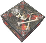 Small Pirate Skull Mirror Box