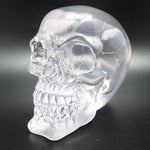 Pacific Giftware Translucent Clear Skull Gothic Halloween Decor 3.5 Inches Tall