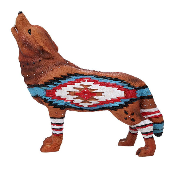 Pacific Giftware The Wolf Spirit Collection Totem Wolf Collectible Figurine Howling Wolf 6.25L