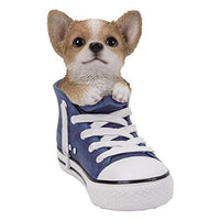 Pacific Giftware PT All Star Animal Chihuahua Puppy Dog in The Shoe Home Decorative Resin Figurine