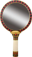 YTC Summit International Ancient Egyptian Scarab Beetle Hand Mirror Vanity Beauty Accessory Egypt New