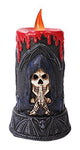 Pacific Giftware Spooky Grim Reaper LED Light Candle Figurine Made of Polyresin