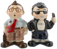 Nerd & Cool Guy Salt and Pepper Shaker Set - Ceramic Collectibles
