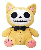 Furrybones Calico Mao Mao Signature Skeleton in Kitty Cat Costume Wrapped in Yarn