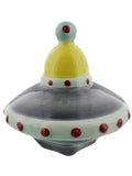 Alien Saucer Attractives Salt Pepper Shaker Made of Ceramic by Pacific Trading