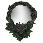 Whimsical Greenman Vegetative God Wall Mirror Collectible Figurine