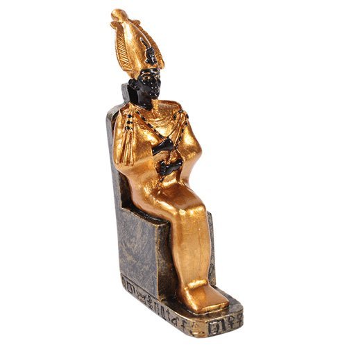 Egyptian Small Osiris Mini Figurine Made of Polyresin
