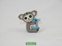 Furrybones Hugs Signature Skeleton in Koala Bear Costume with Little Koala Friend