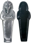 Silver Egyptian Pharaoh Coffin Display Statue