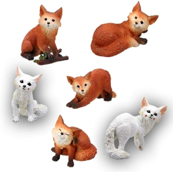Foxes Collectible Figurine, Set of 6