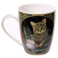 4" Fortune Teller Cat New Bone China Porcelain Coffee Drink Mug