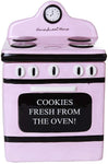 Pacific Giftware Retro Oven Freshly Baked Ceramic Cookie Jar with Air Tight Lid 8 inch Tall