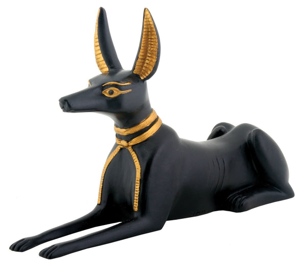 Egyptian Laying Anubis God Statue