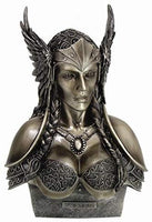 PTC 11 Inch Valkyrie Warrior Goddess Head and Bust Statue Figurine