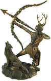 Bronzed Finish Artemis Moon Goddess Greek Statue Diana by Pacific Giftware
