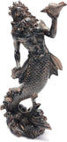 ABZ Brand Amazing Collection King of the Sea - Poseidon Neptune holding Conch Rising from the Sea Statue