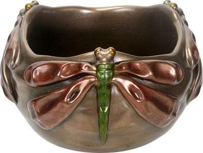 SUMMIT COLLECTION Art Nouveau Dragonfly Bowl