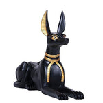 ABZ Brand Ancient Egyptian Guardian Lying Anubis Figurine Statues