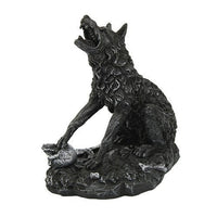 PTC 6.5 Inch Howling Werewolf with Crushed Skull Statue Figurine