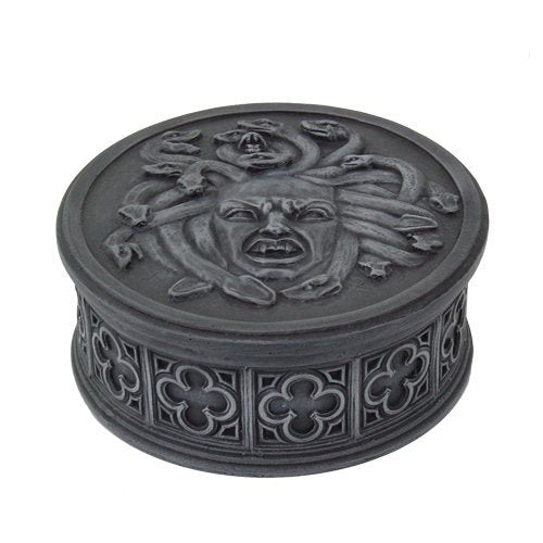 Pacific Giftware Medusa Gorgon Temptress Greek Mythology Lidded Trinket Jewelry Box 4 Inch