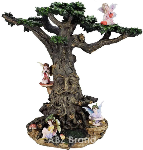 ABZ Brand Whispering Forest Greenman Tree Display Forest Spirit Faerie Gnome Display