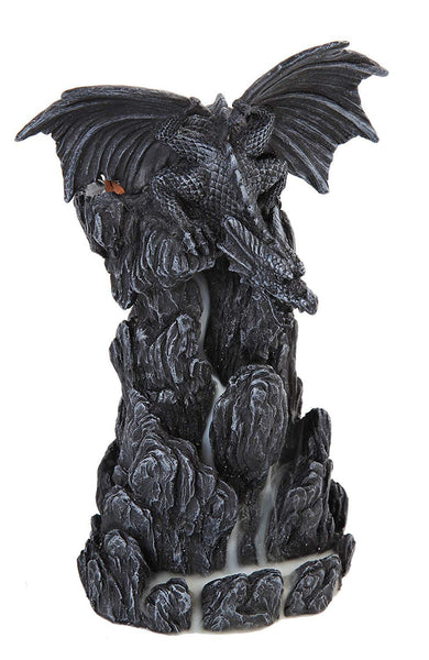 8 Inch Leaching Dragon Backflow Incense Tower Statue Figurine